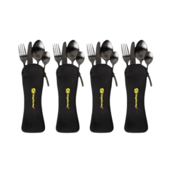 Набор столовых приборов (4 комплекта) RidgeMonkey DLX Cutlery Set